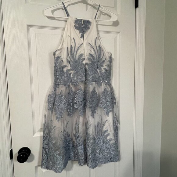 Altar'd State Blue Lace Formal Dress Size M - Picture 5 of 8